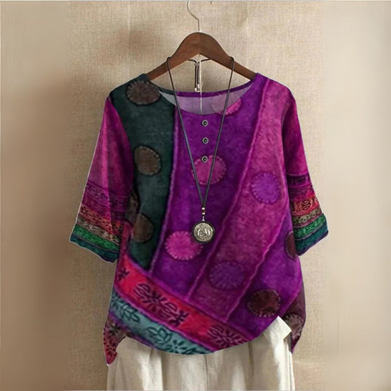 LINA | FÄRGGLAD BOHO-TOPP