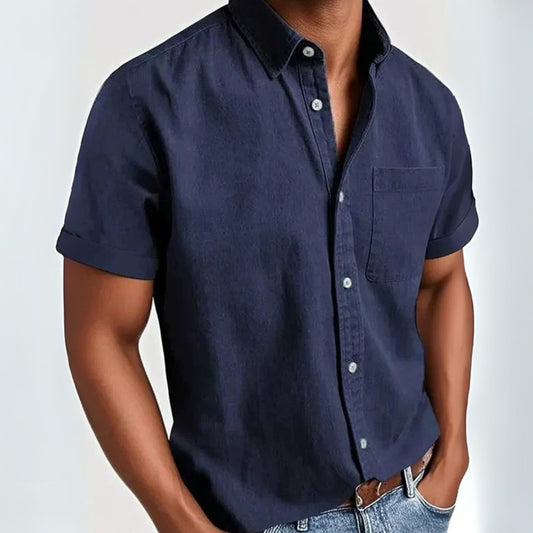 ERIK | KORTÄRMAD SOMMARSKJORTA