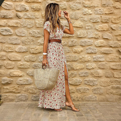 ELLA | LÅNG BOHEMISK KLÄNNING