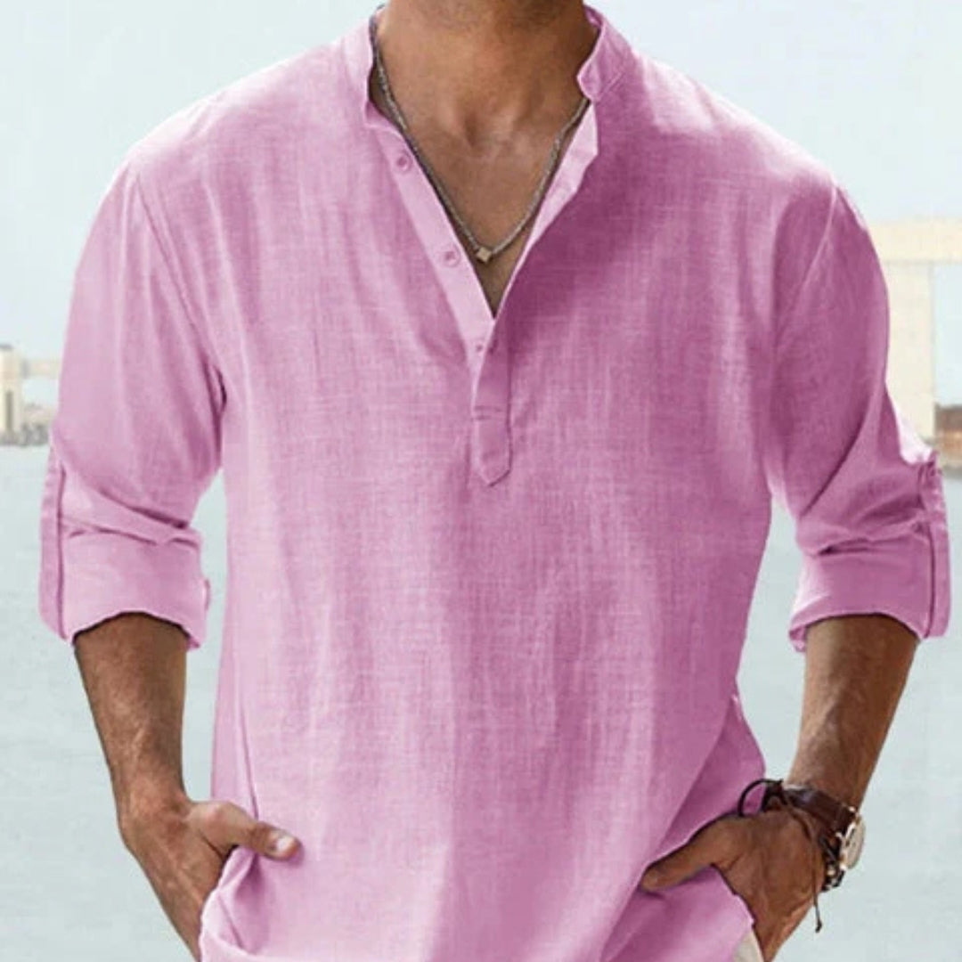 LEO | ANDNINGSBAR LINNESKJORTA