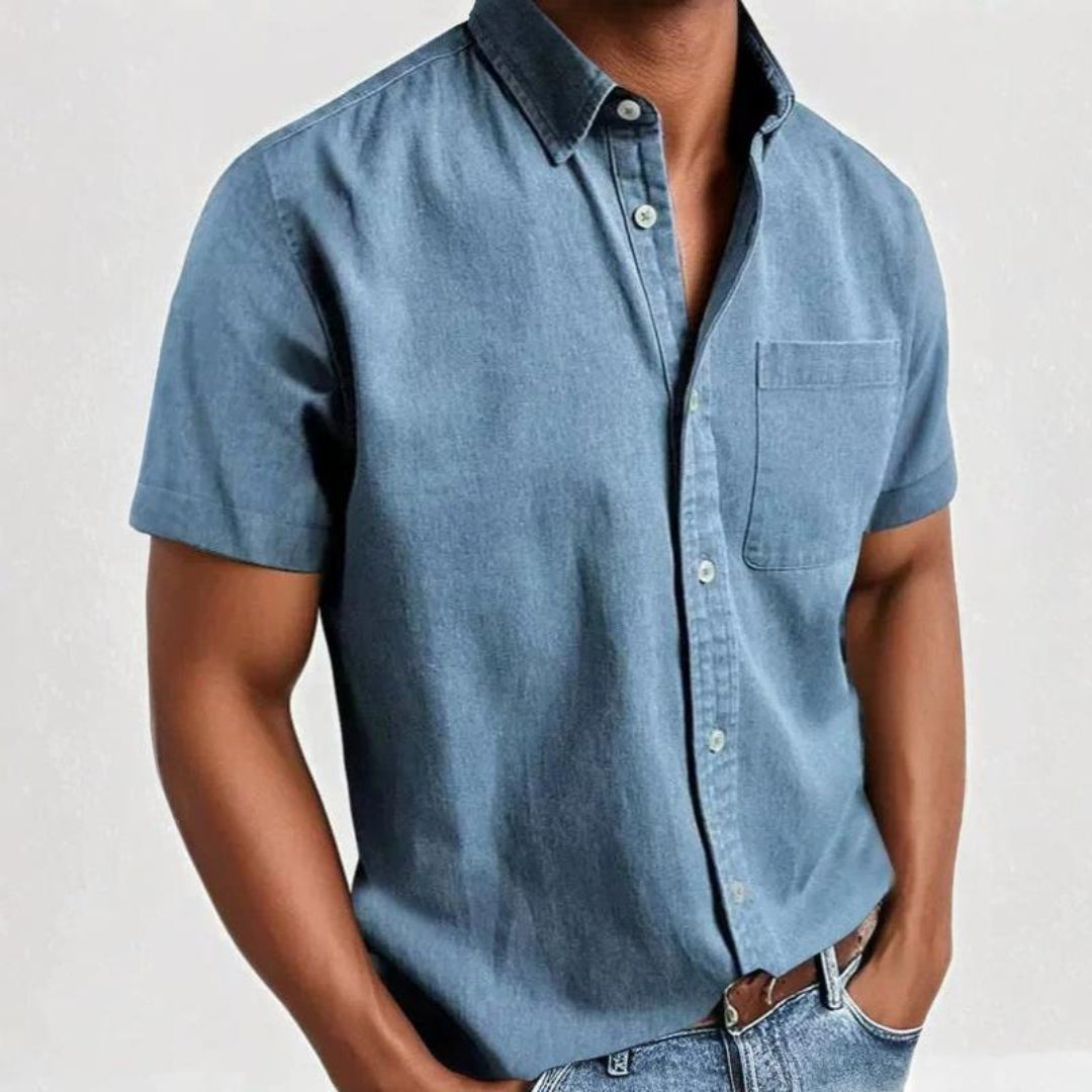 ERIK | KORTÄRMAD SOMMARSKJORTA