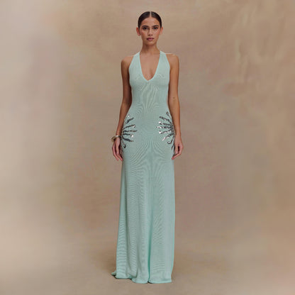 SOFIA | PALJETTPRYDD MAXIKLÄNNING