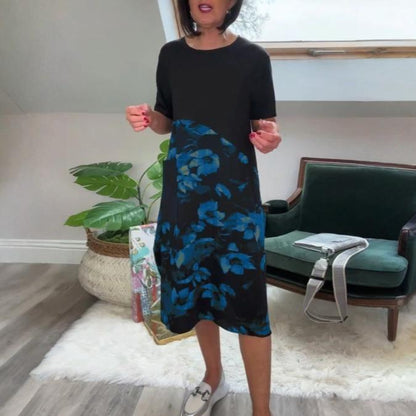 LOVISA | AVSLAPPNAD BLOMMIG KLÄNNING