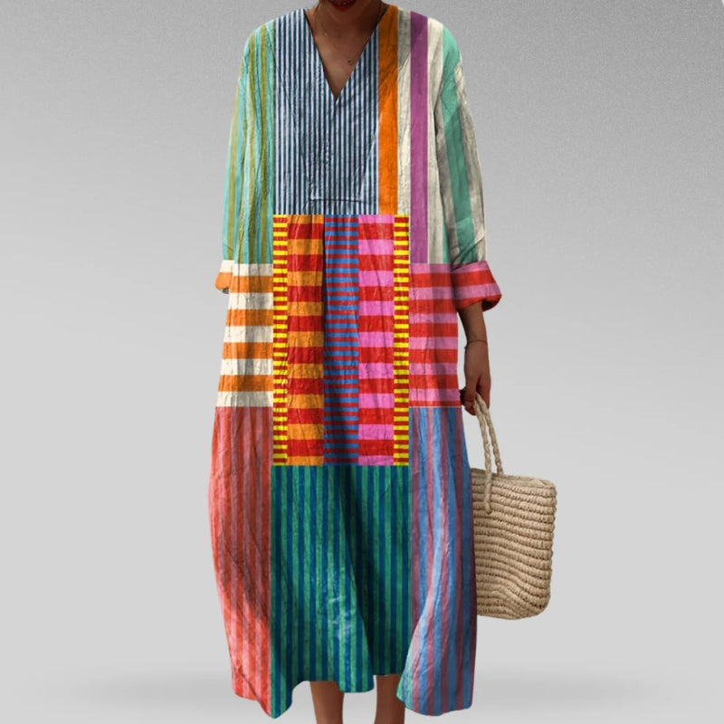 ALICE | MÖNSTRAD SOMMARKLÄNNING