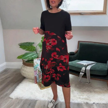 LOVISA | AVSLAPPNAD BLOMMIG KLÄNNING