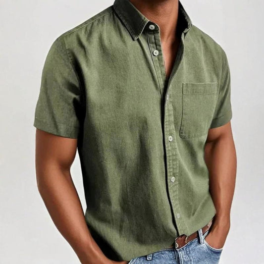 ERIK | KORTÄRMAD SOMMARSKJORTA