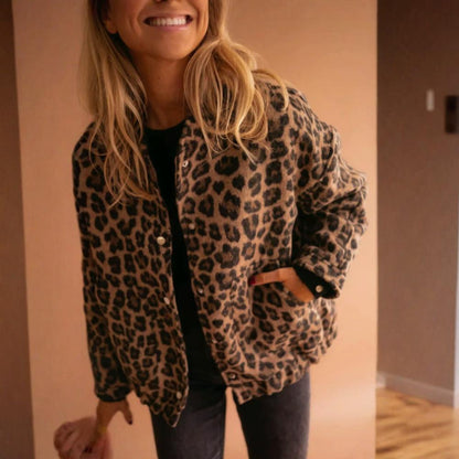 JULIA | LEOPARD BOMBERJACKA