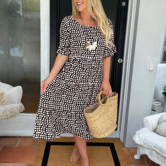 STINA | AVSLAPPNAD MIDIKLÄNNING