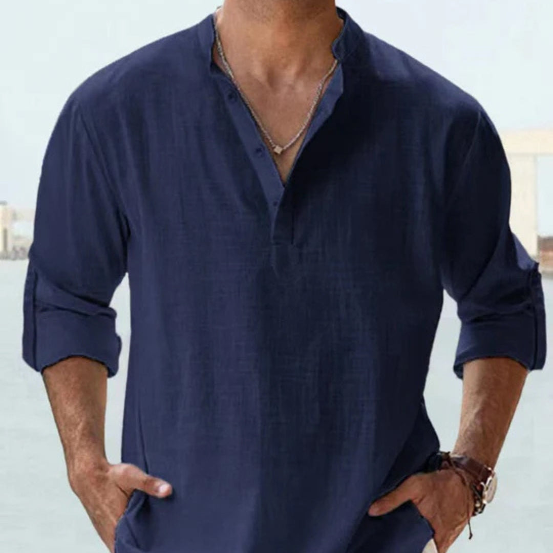 LEO | ANDNINGSBAR LINNESKJORTA