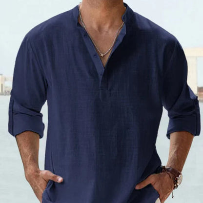 LEO | ANDNINGSBAR LINNESKJORTA