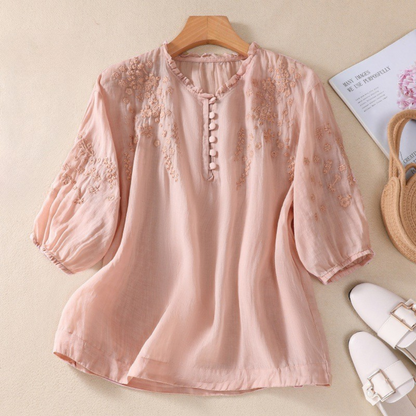 WILMA | BLUS I BOMULLSVOILE