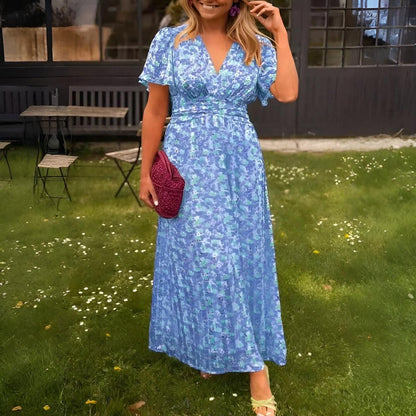 INGRID | SOMRIG BLOMMIG KLÄNNING