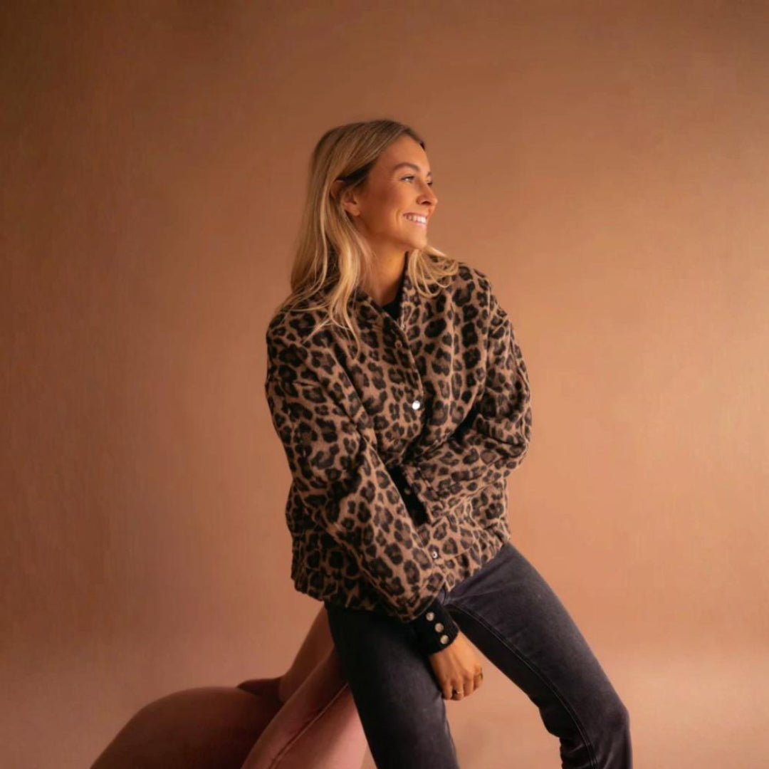 JULIA | LEOPARD BOMBERJACKA