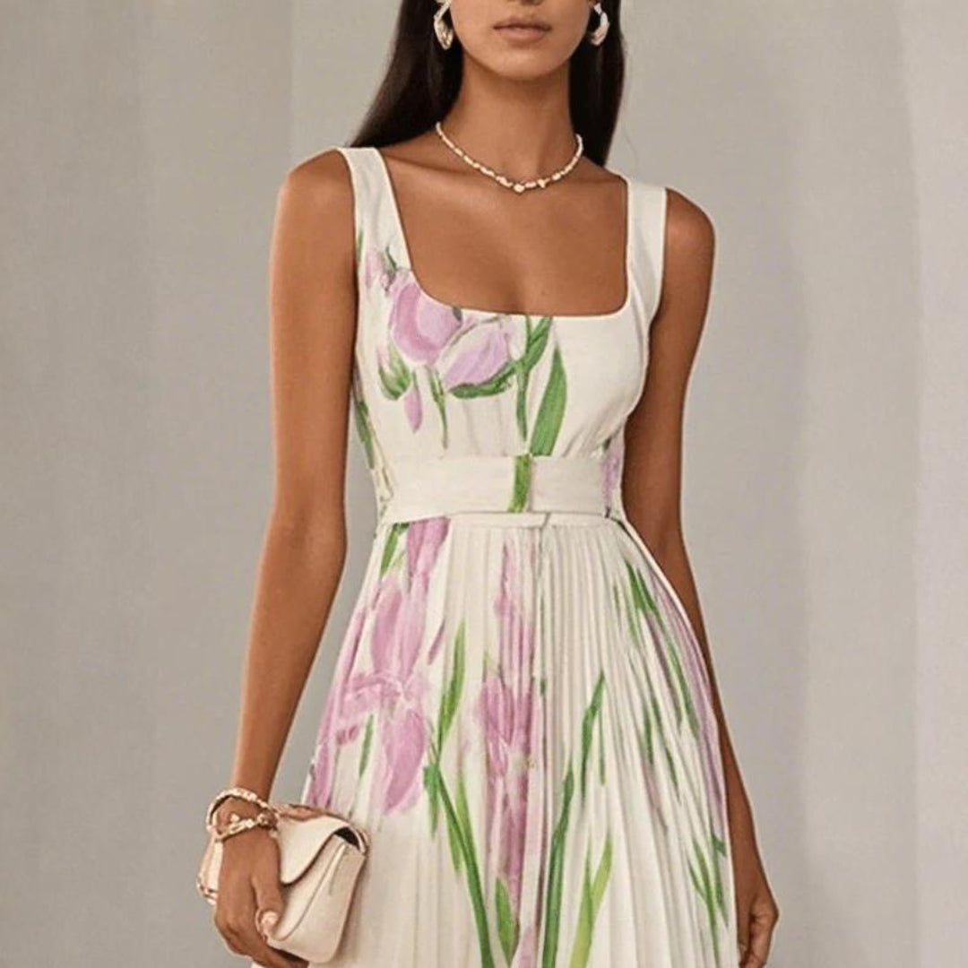 KRISTINA | BLOMMIG MAXIKLÄNNING