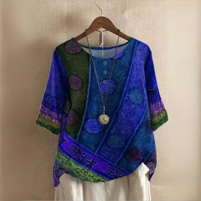 LINA | FÄRGGLAD BOHO-TOPP