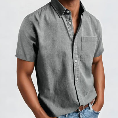 ERIK | KORTÄRMAD SOMMARSKJORTA