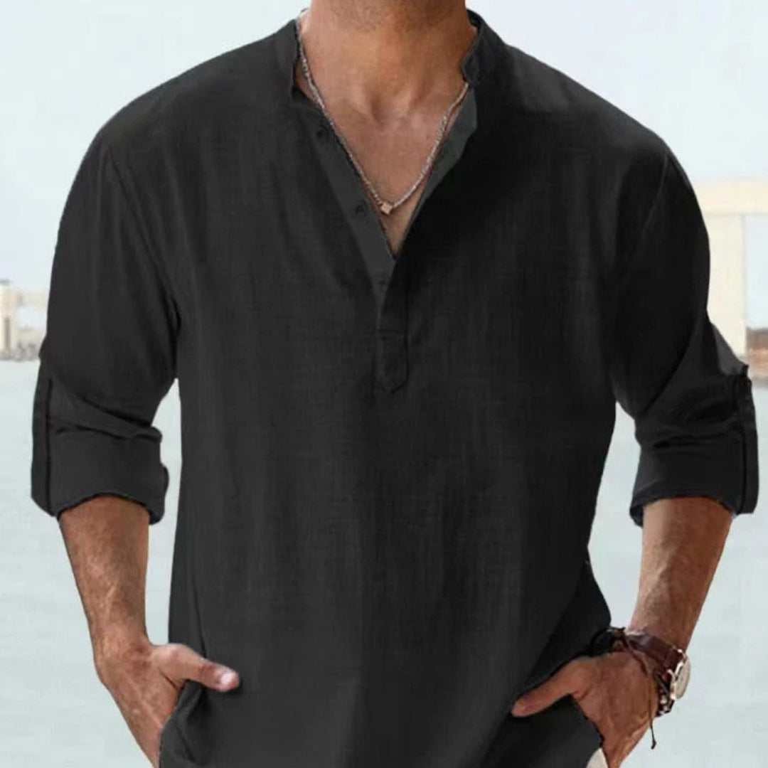 LEO | ANDNINGSBAR LINNESKJORTA