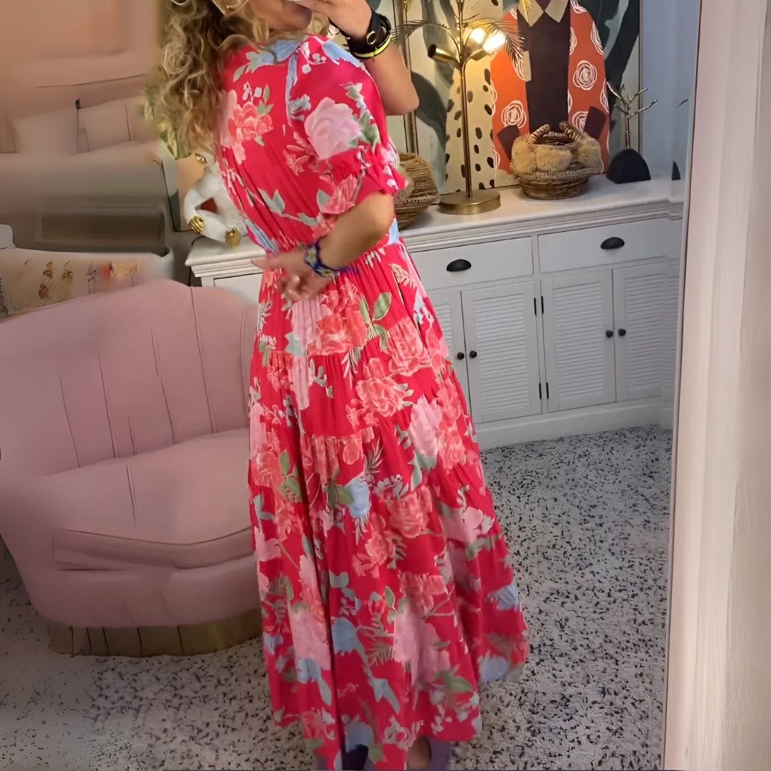 SARA | BLOMMIG KLÄNNING