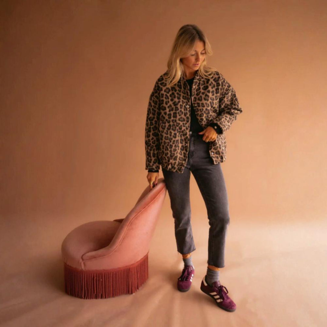 JULIA | LEOPARD BOMBERJACKA