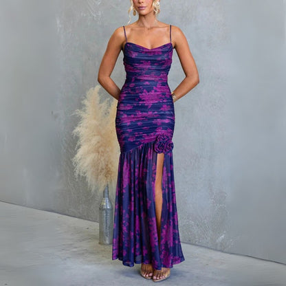 LINA | BLOMMIG MAXIKLÄNNING