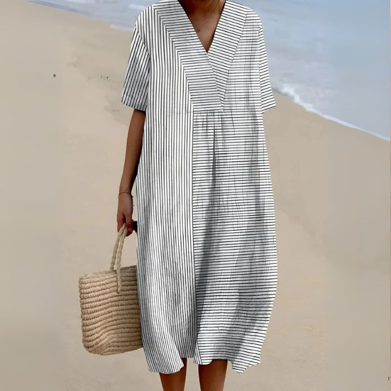 ALICE | MÖNSTRAD SOMMARKLÄNNING