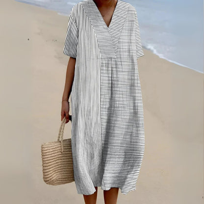 ALICE | MÖNSTRAD SOMMARKLÄNNING