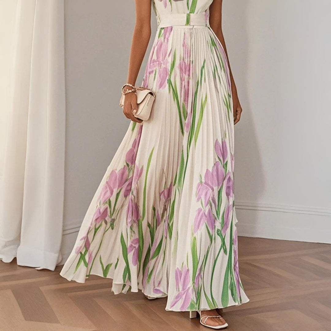 KRISTINA | BLOMMIG MAXIKLÄNNING