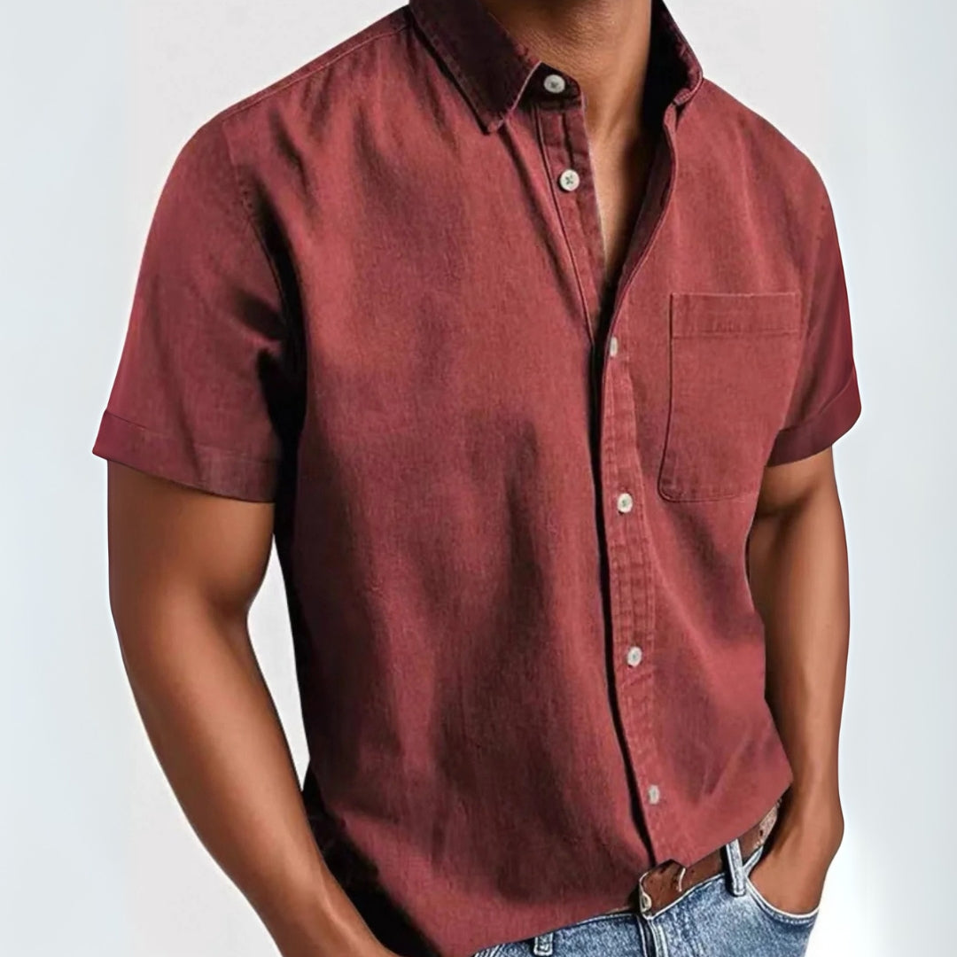 ERIK | KORTÄRMAD SOMMARSKJORTA