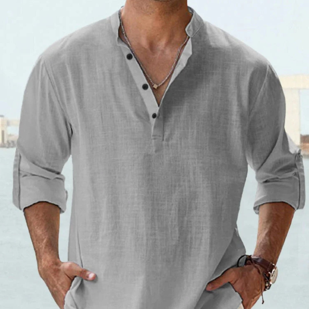 LEO | ANDNINGSBAR LINNESKJORTA