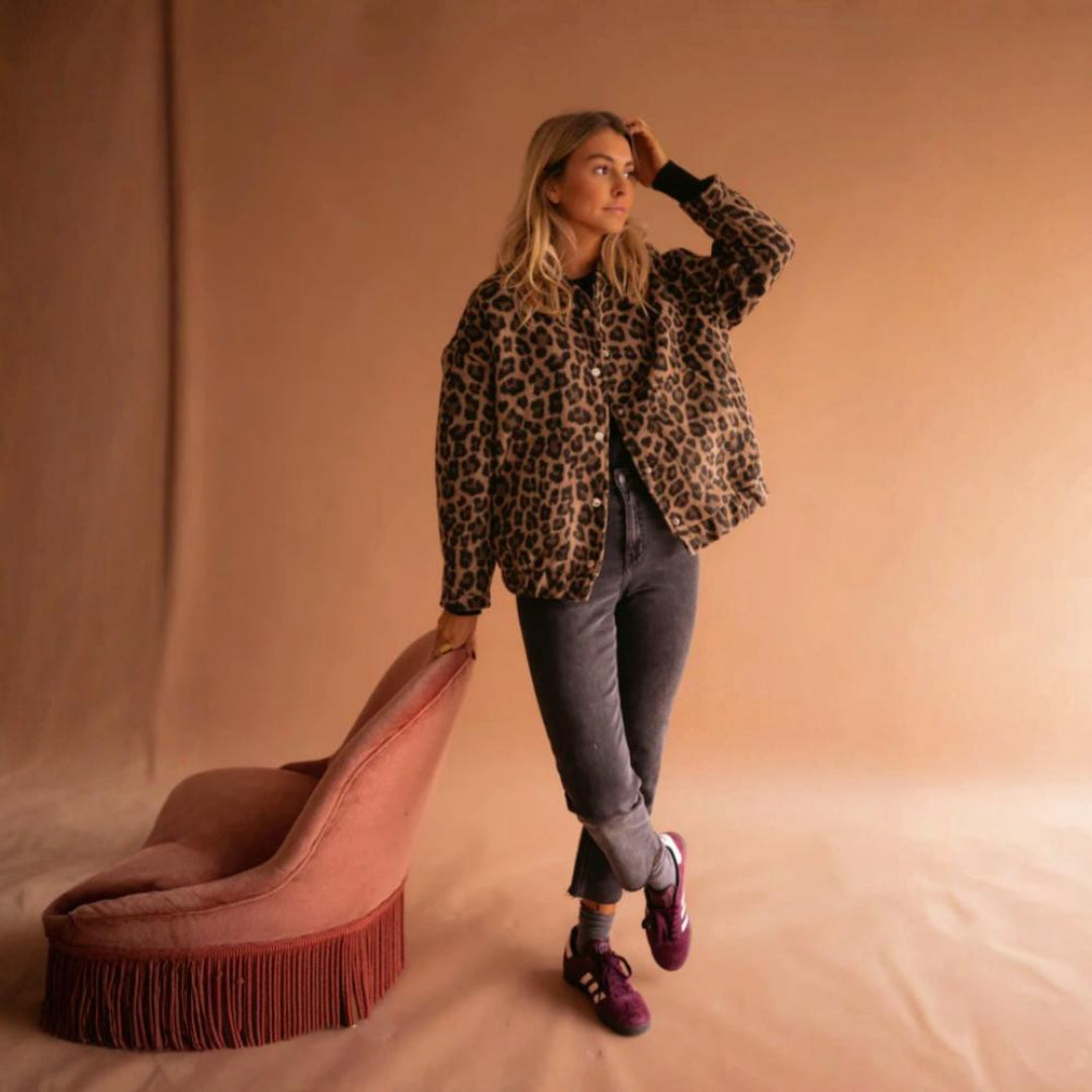 JULIA | LEOPARD BOMBERJACKA