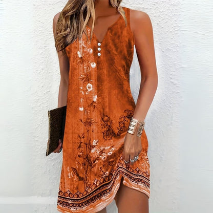 SARA | ÄRMLÖS BEKVÄM MINIKLÄNNING