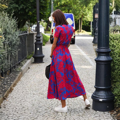 MARIA | BLOMMIG OMLOTTKLÄNNING