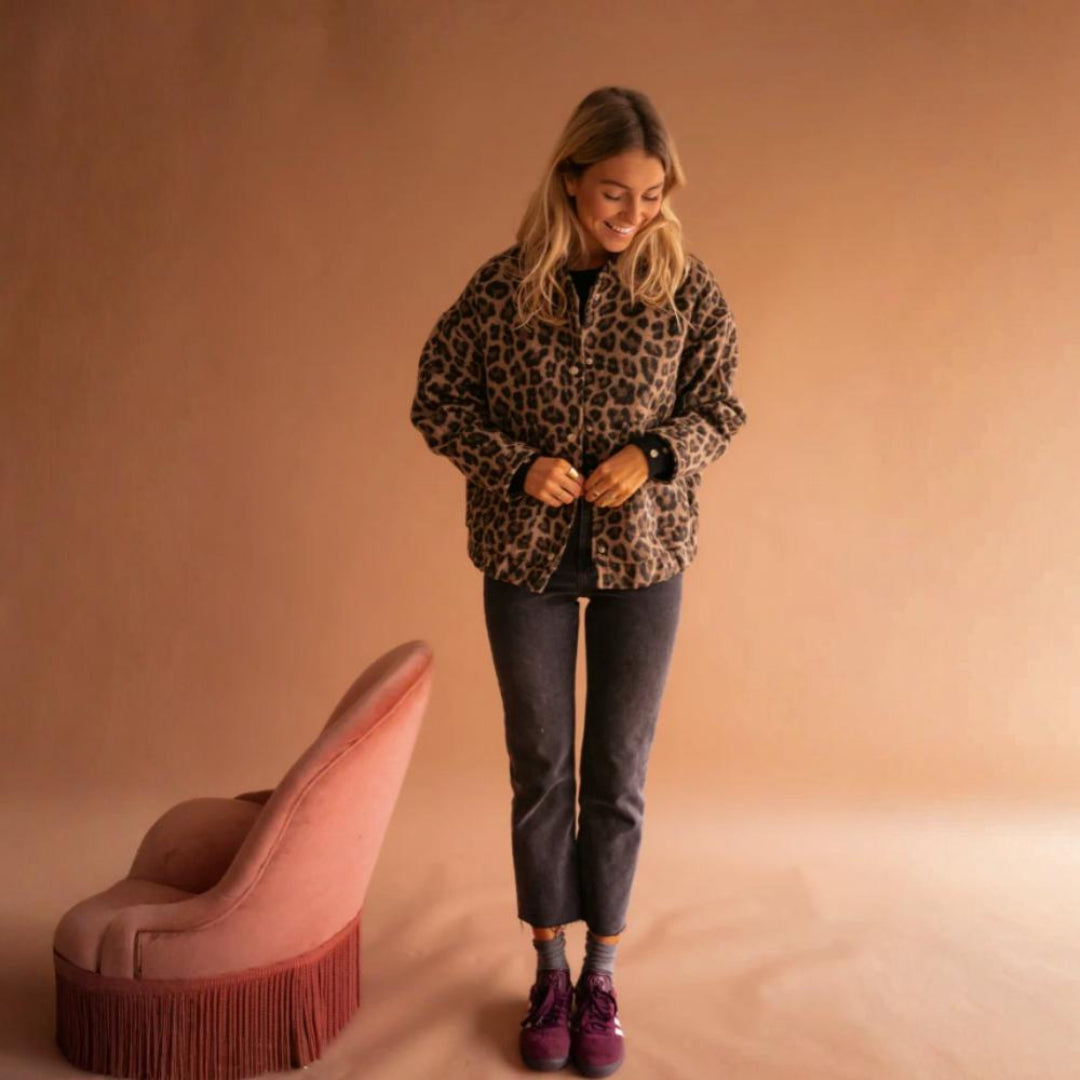 JULIA | LEOPARD BOMBERJACKA