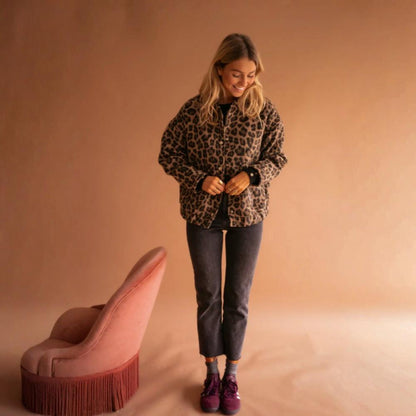 JULIA | LEOPARD BOMBERJACKA