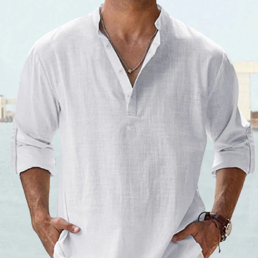 LEO | ANDNINGSBAR LINNESKJORTA