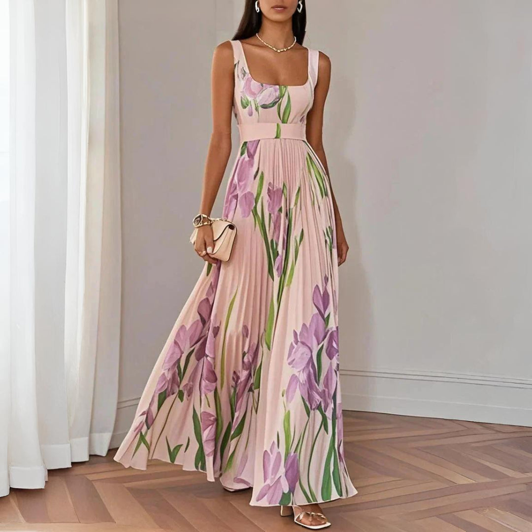 KRISTINA | BLOMMIG MAXIKLÄNNING