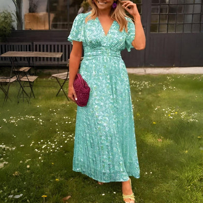 INGRID | SOMRIG BLOMMIG KLÄNNING