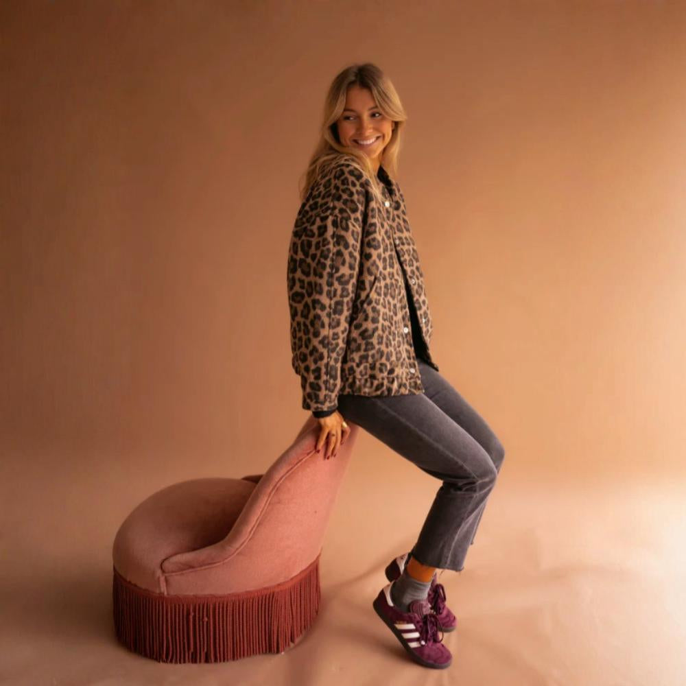 JULIA | LEOPARD BOMBERJACKA