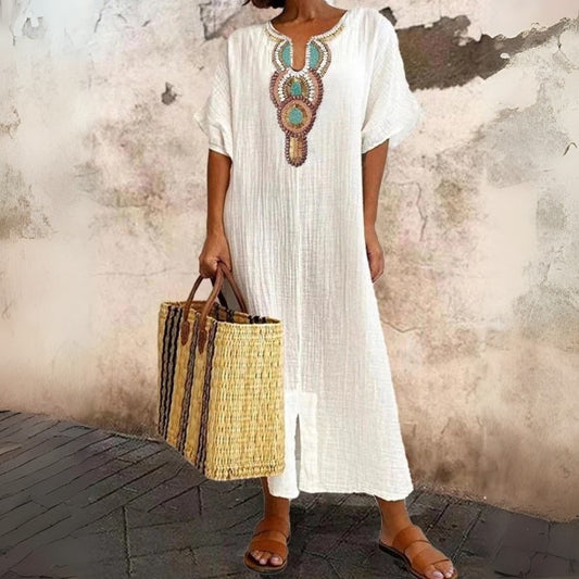 MAJA | VARDAGLIG LINNEKLÄNNING