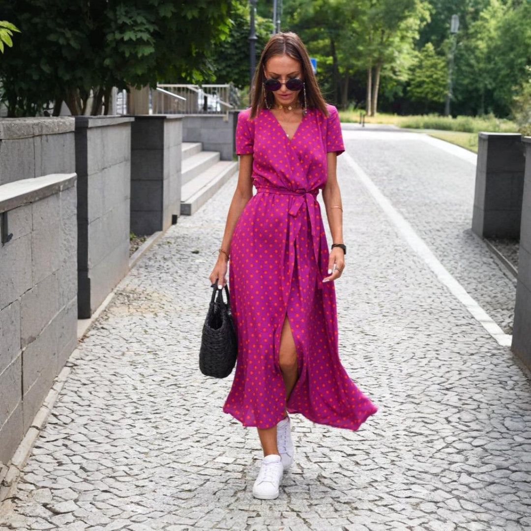 MARIA | BLOMMIG OMLOTTKLÄNNING