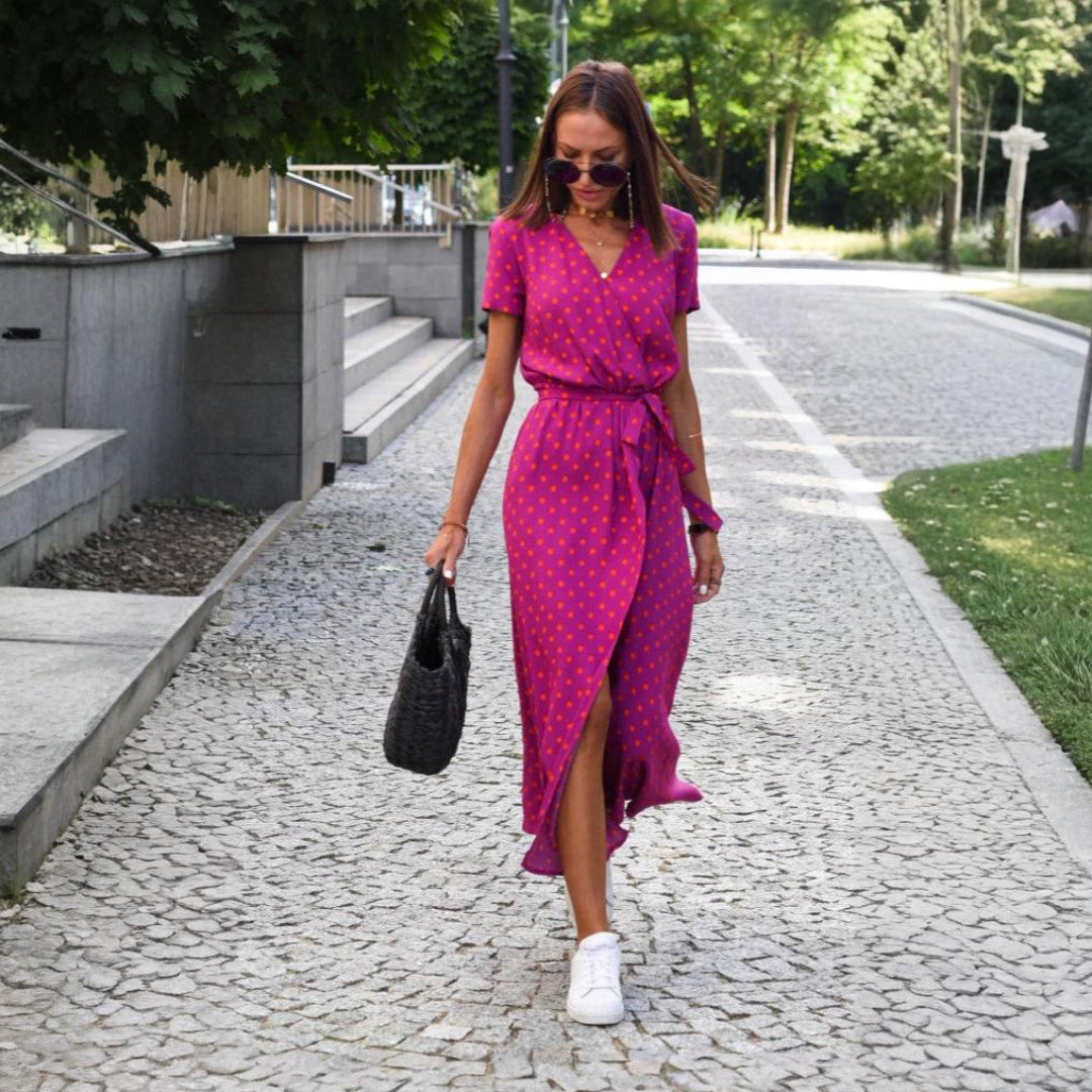 MARIA | BLOMMIG OMLOTTKLÄNNING