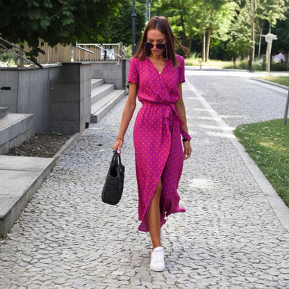 MARIA | BLOMMIG OMLOTTKLÄNNING