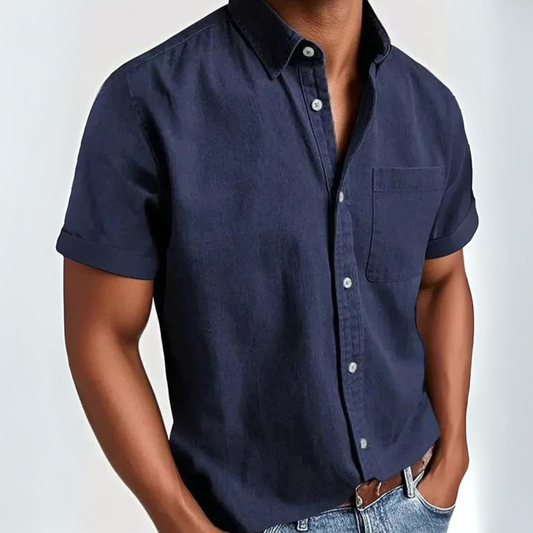 ERIK | KORTÄRMAD SOMMARSKJORTA