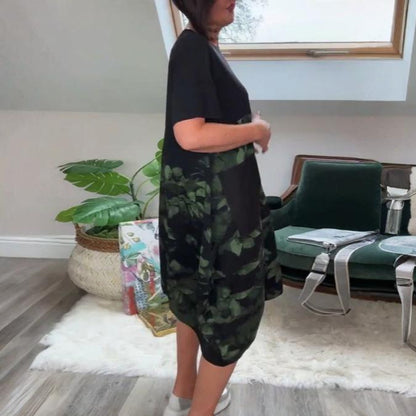 LOVISA | AVSLAPPNAD BLOMMIG KLÄNNING