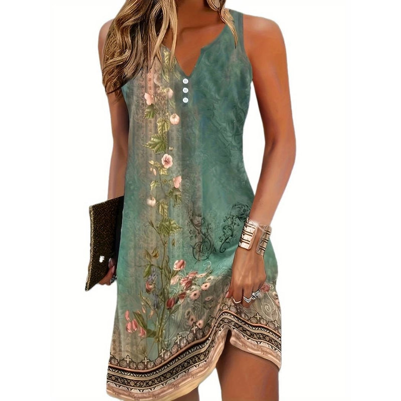 SARA | ÄRMLÖS BEKVÄM MINIKLÄNNING