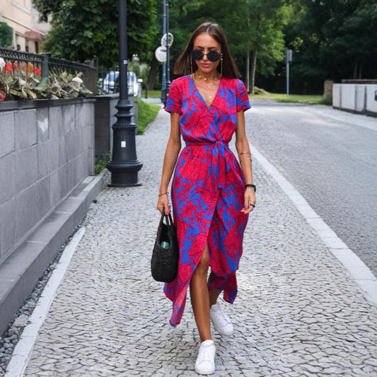 MARIA | BLOMMIG OMLOTTKLÄNNING