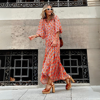 SAGA | MÖNSTRADE KLÄNNING