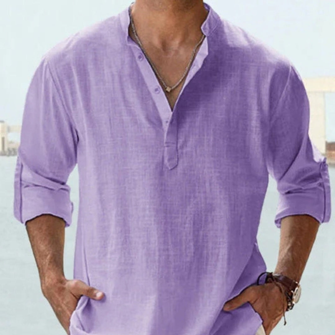 LEO | ANDNINGSBAR LINNESKJORTA