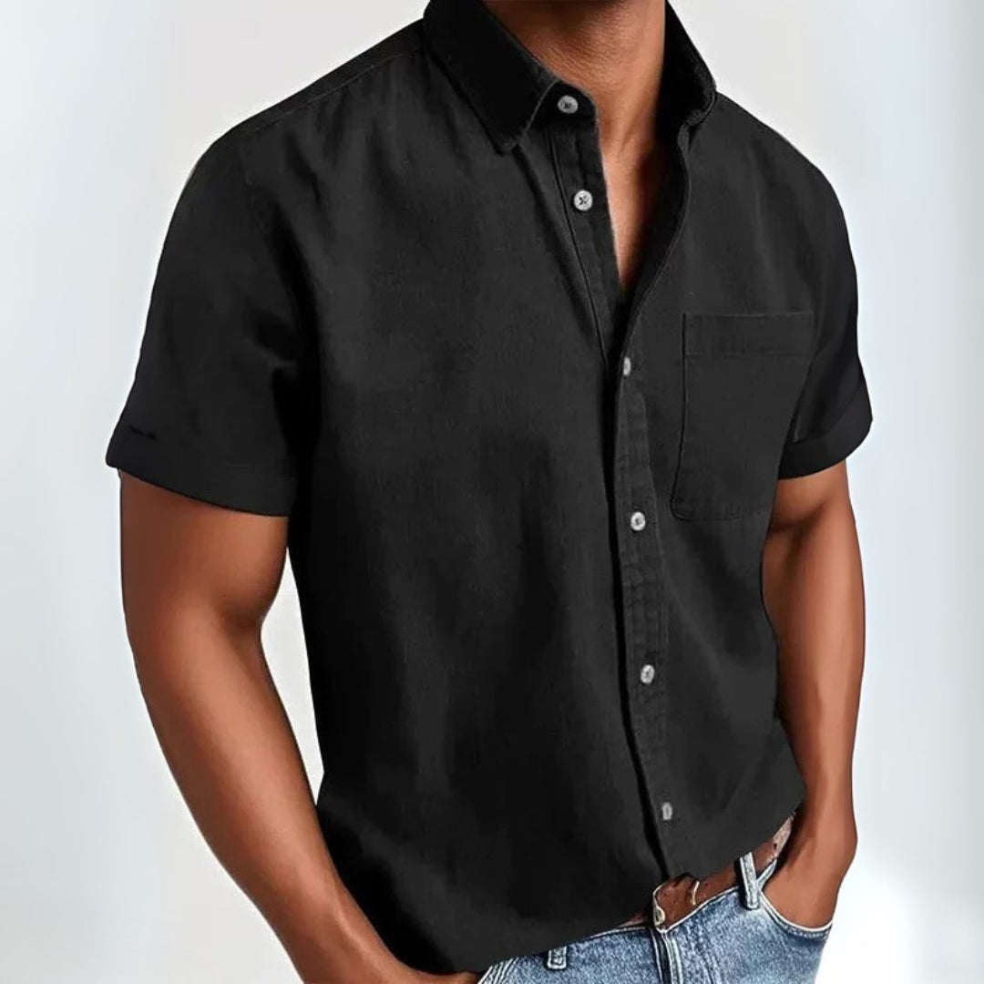 ERIK | KORTÄRMAD SOMMARSKJORTA