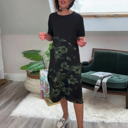 LOVISA | AVSLAPPNAD BLOMMIG KLÄNNING